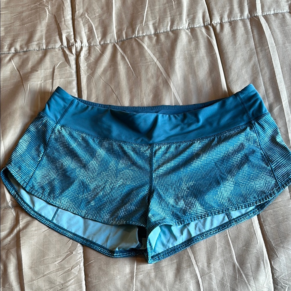 Lululemon Athletica Blue Athletic Shorts Lightweight Design